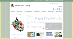 Desktop Screenshot of lynnfieldlibrary.org